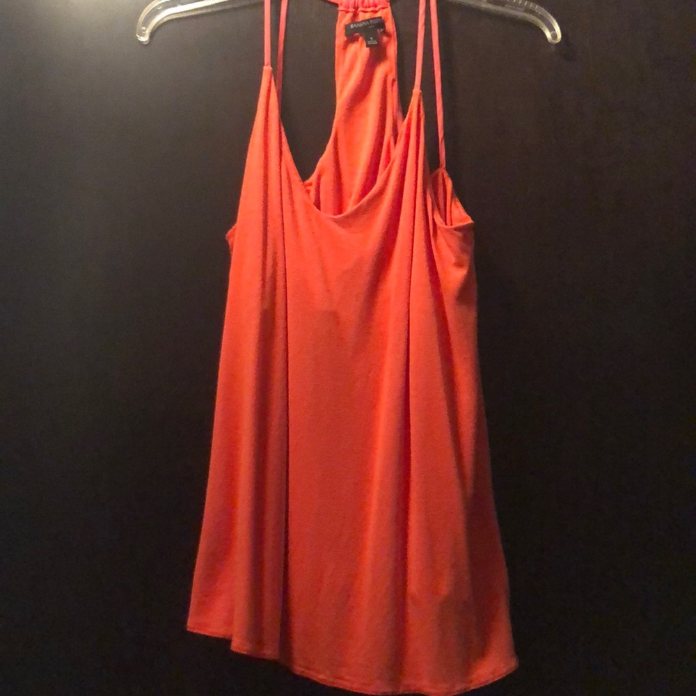 Orange halter top